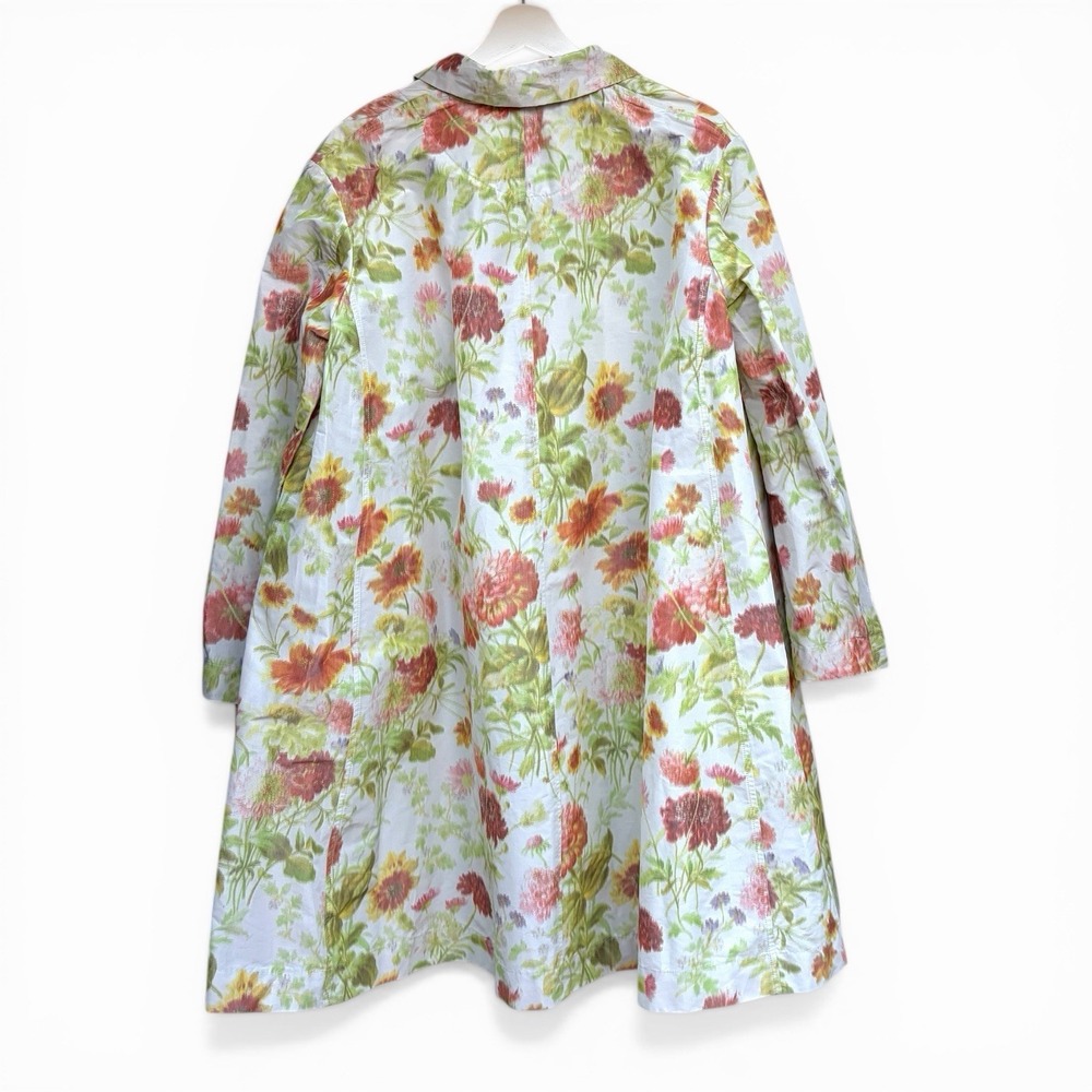 Santoni Marco Zanini Runway Coat Floral A Line IT44 NWT Spring 2018 Rare - Picture 2 of 12